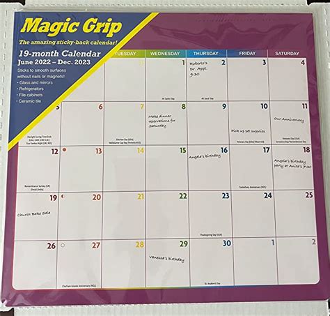 Make your schedule magic with the new Magic Grip Calendar for 2023
